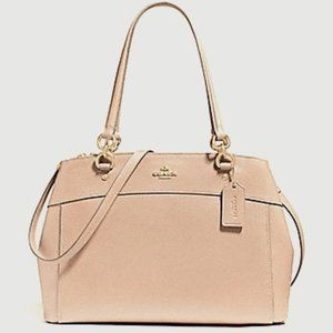 Coach Crossgrain Large Brooke Carryall IM/Nude Pink F25926 New w Tags
